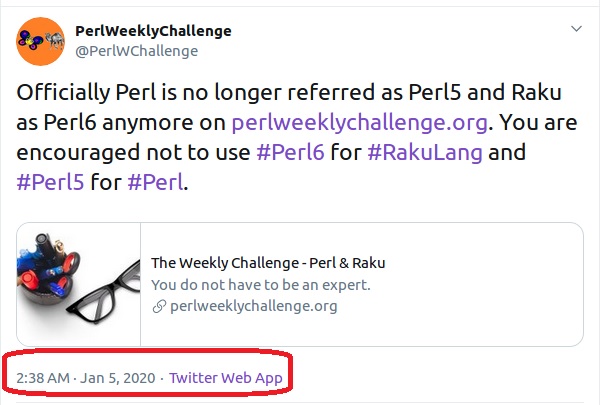 Perl6 Rename Announcement